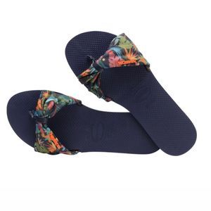 HAVAIANAS - You St. Tropez Sandals in Navy Blue